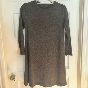 Grey sweater dress